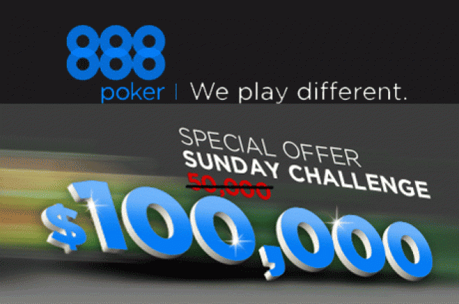 888 Poker: Big Deal, $100K Sunday Challenge i Šansa za iPad2 0001 888 Poker: Big Deal, $100K Sunday Challenge i Šansa za iPad2 0001