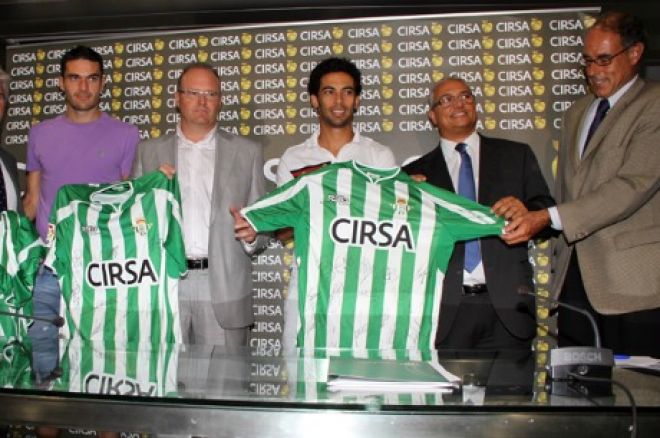 Presentación del acuerdo entre el Betis y Cirsa