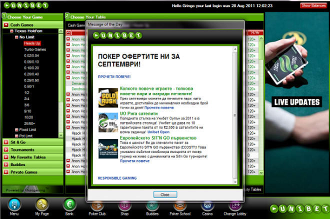 Unibet software Unibet software