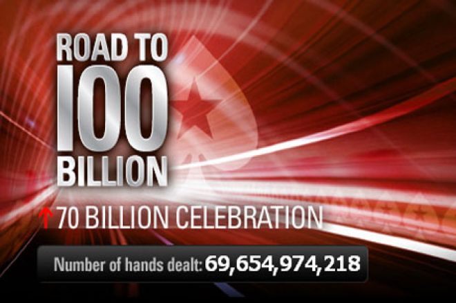 Približavamo se 70-milijarditoj ruci na PokerStarsu 0001 Približavamo se 70-milijarditoj ruci na PokerStarsu 0001