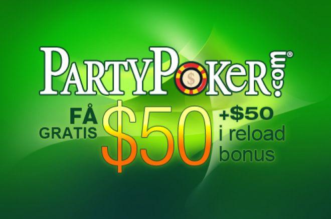 Få $50 + $50 gratis hos PartyPoker genom PokerNews Få $50 + $50 gratis hos PartyPoker genom PokerNews