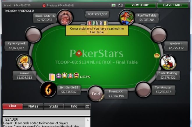TCOOP: Český hráč na finálovém stole 0001 TCOOP: Český hráč na finálovém stole 0001