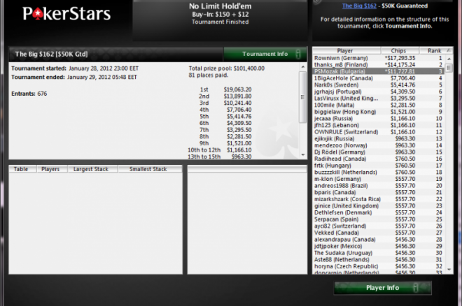 PSMozak The Big $162 PSMozak The Big $162