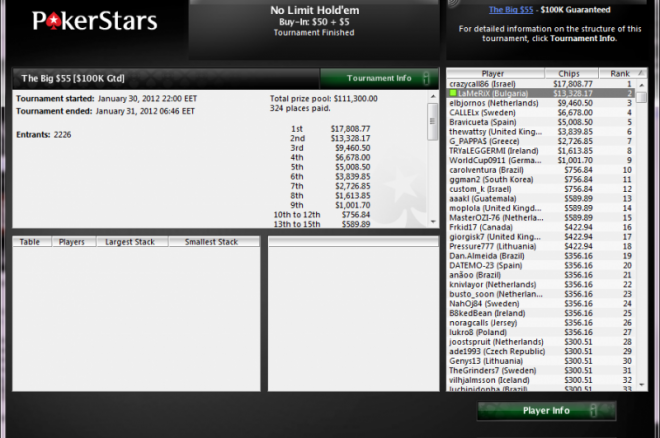 LaMeRiX PokerStars The Big LaMeRiX PokerStars The Big