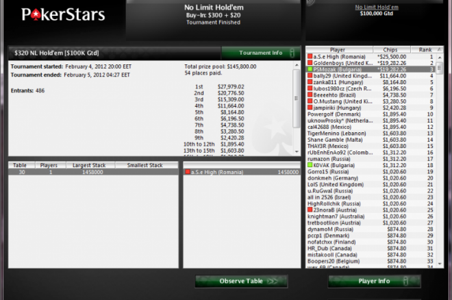 psmozak $320 nl holdem psmozak $320 nl holdem