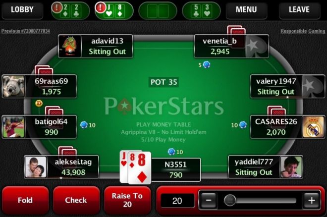 pokerstars real money apk