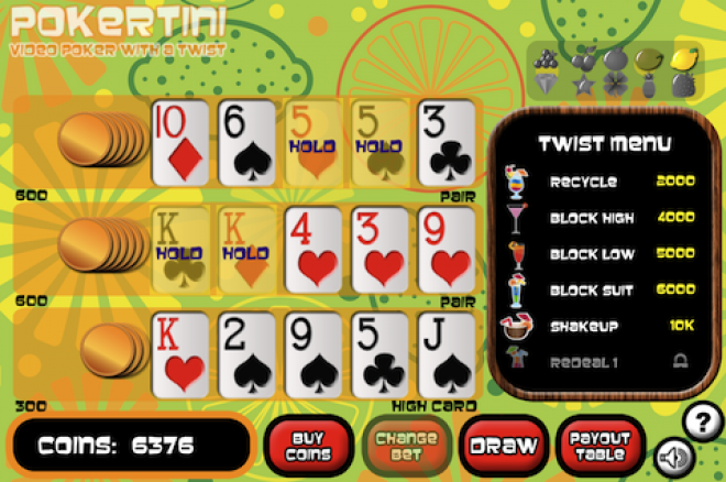 Pokertini: Video Poker With A Twist