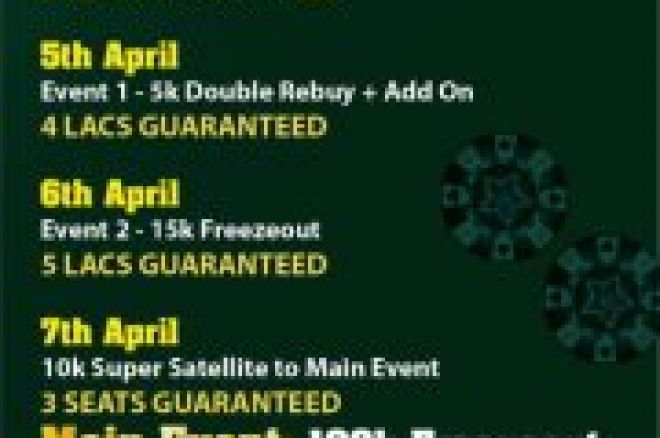 IPL April Edition with Huge Guarantees during Good Friday Weekend 0001 IPL April Edition with Huge Guarantees during Good Friday Weekend 0001