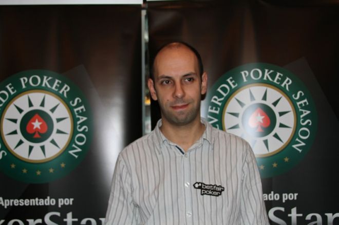 Tomé Moreira é o chipleader do Dia 2 do PokerStars Solverde Poker Season 0001