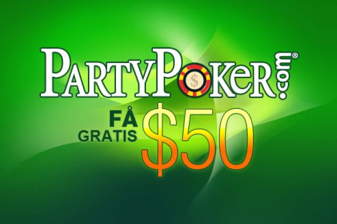 Få $50 hos PartyPoker, utan krav på insättning 0001 Få $50 hos PartyPoker, utan krav på insättning 0001