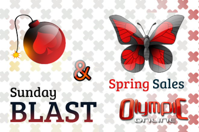 Olympic Online "Sunday Blast" ir "Spring Sales" sekmadieninės akcijos! 0001 Olympic Online "Sunday Blast" ir "Spring Sales" sekmadieninės akcijos! 0001