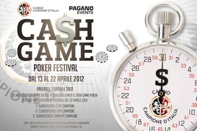 Campione ancora protagonista con il Cash Game Poker Festival 0001
