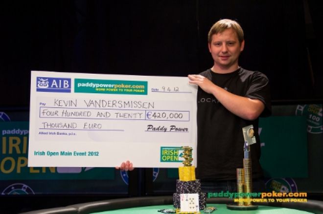 Irish Open 2012 : Le Belge Kevin Vandersmissen vainqueur (420.000€)