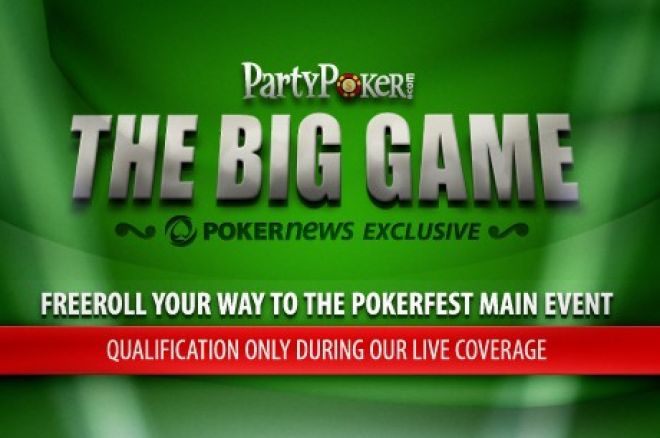 Dołącz do Pokerfest podczas relacji na żywo z The Big Game 0001 Dołącz do Pokerfest podczas relacji na żywo z The Big Game 0001