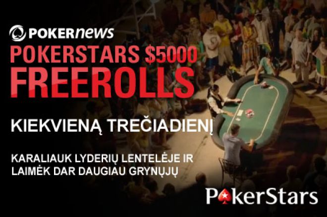 $67,500 PokerStars nemokamų turnyrų serija $67,500 PokerStars nemokamų turnyrų serija