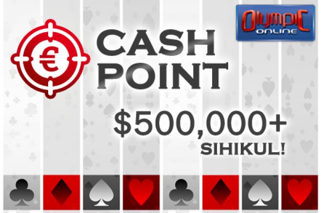 Olympic-Online Cash Point kampaanias jagatakse üle $500 000 0001 Olympic-Online Cash Point kampaanias jagatakse üle $500 000 0001