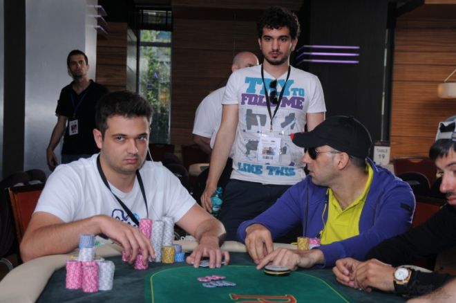 Andrei Pescaru, lider la masa finală în Main Eventul PokerFest București 0001