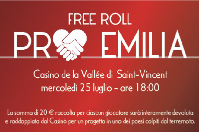 Poker in aiuto dei terremotati dell’Emilia, freeroll a Saint Vincent 0001