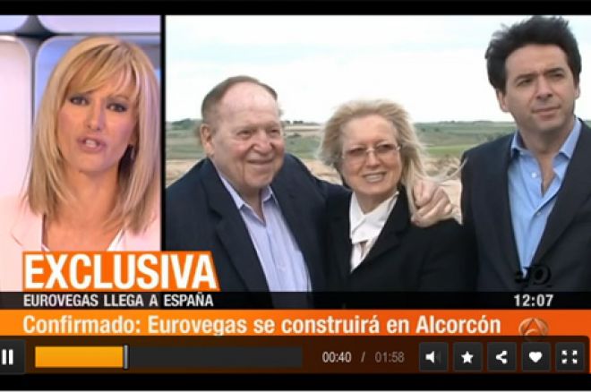 Antena3 anuncia que Eurovegas será construida en Alcorcón