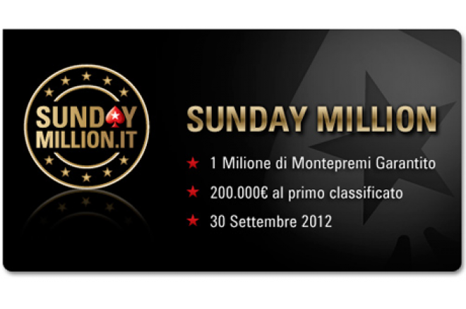 PokerStars.it Sunday Million: tante opportunità di qualificarsi! 0001