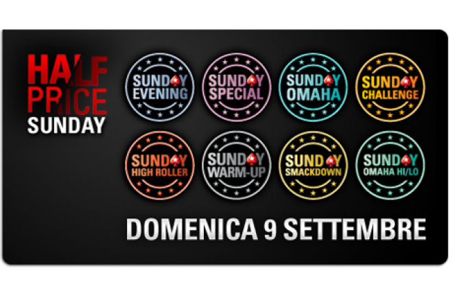 Half Prize Sunday: domenica con il botto su PokerStars.it! 0001