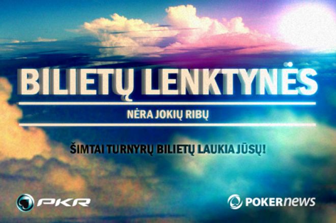 Dalyvaukite PKR kambario lenktynės ir laimėkite turnyrų bilietų už $250! 0001 Dalyvaukite PKR kambario lenktynės ir laimėkite turnyrų bilietų už $250! 0001