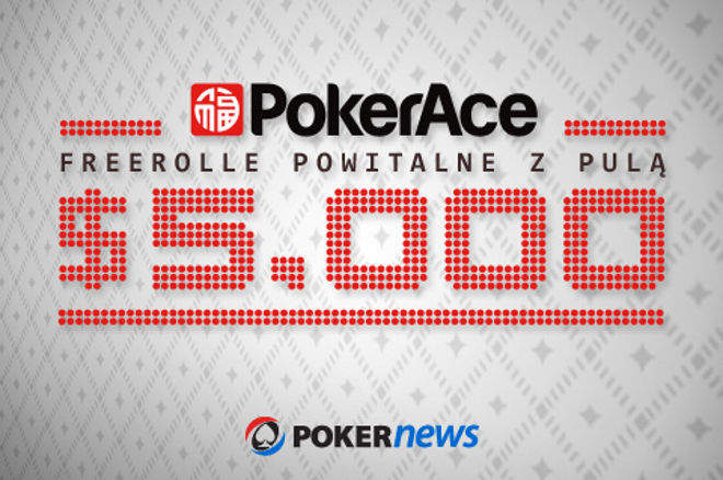Zgarnij bilety o wartości przekraczającej $5,000 w powitalnych freerollach PokerAce 0001 Zgarnij bilety o wartości przekraczającej $5,000 w powitalnych freerollach PokerAce 0001