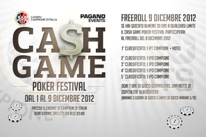 Vinci IPT e IPO con il Cash Game Poker Festival a Campione! 0001