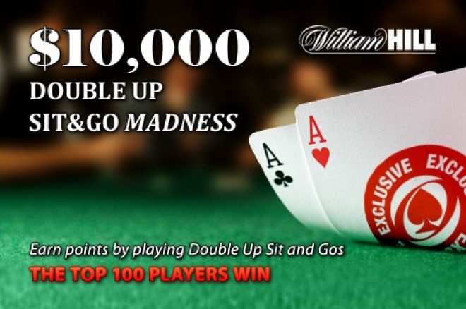 Hrajte o $10,000 v promo akci DoubleUp Sit and Go Madness 0001 Hrajte o $10,000 v promo akci DoubleUp Sit and Go Madness 0001