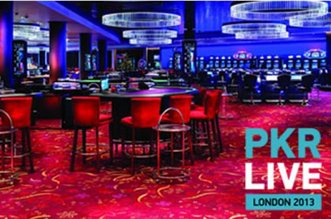 PKR Live 2013 :  Packages 750€ pour l'Aspers Casino (Londres)