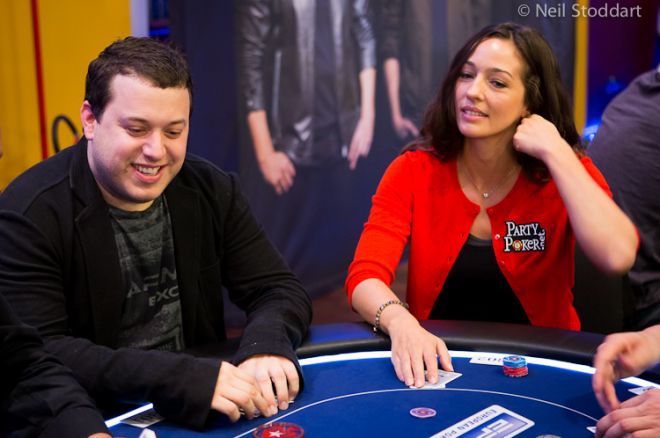 Lat year's champion Sam Razavi with Kara Scott Lat year's champion Sam Razavi with Kara Scott