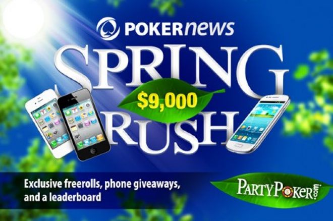 Wygraj fantastyczne nagrody w promocji PokerNews PartyPoker Spring Rush z pulą $9,000 0001 Wygraj fantastyczne nagrody w promocji PokerNews PartyPoker Spring Rush z pulą $9,000 0001
