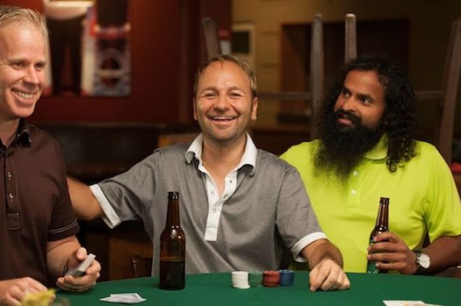 Daniel Negreanu on the set of Mr. D.