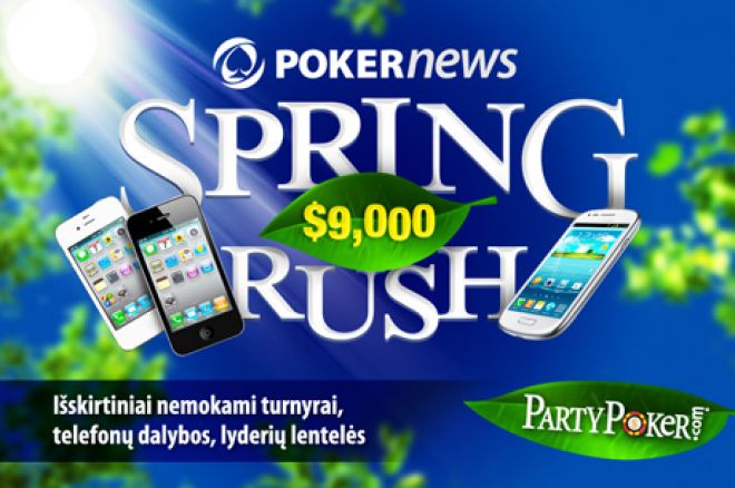 Dalyvaukite PartyPoker $9,000 vertės Dalyvaukite PartyPoker $9,000 vertės