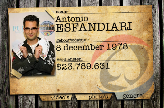 PokerNews Background Check: Antonio Esfandiari PokerNews Background Check: Antonio Esfandiari