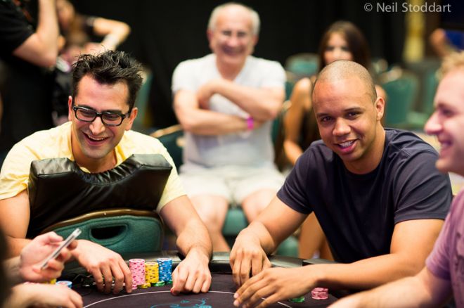 Antonio Esfandiari and Phil Ivey