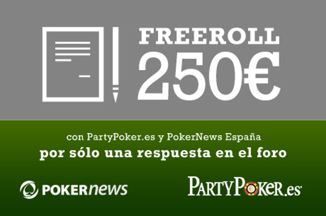 partypoker Semanal: Freeroll 250€ de buy-in gratuito, 40€ gratis y más 0001 partypoker Semanal: Freeroll 250€ de buy-in gratuito, 40€ gratis y más 0001