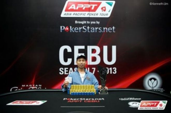 Жа Кюнг Сим выиграл 2013 APPT Cebu 0001 Жа Кюнг Сим выиграл 2013 APPT Cebu 0001