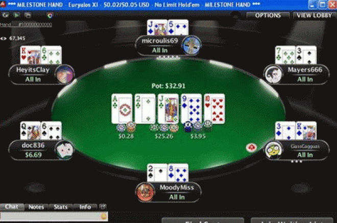 Grčki Igrač "microulis69" je Osvojio PokerStars 100 Milijarditu Ruku za $103,800! 0001 Grčki Igrač "microulis69" je Osvojio PokerStars 100 Milijarditu Ruku za $103,800! 0001