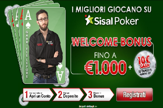 Su Sisal Poker arriva un nuovo fantastico bonus! 0001