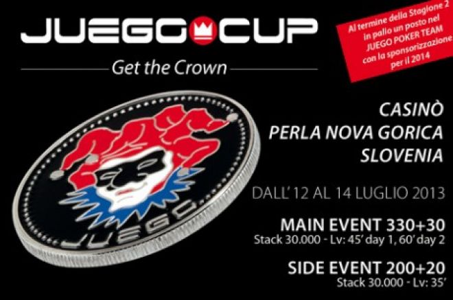 Juego Cup al via. Oggi alle 18:00 il blog di PokerNews Italia 0001