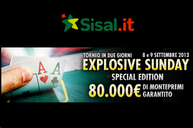 Explosive Sunday da 80.000€ su Sisal Poker! 0001