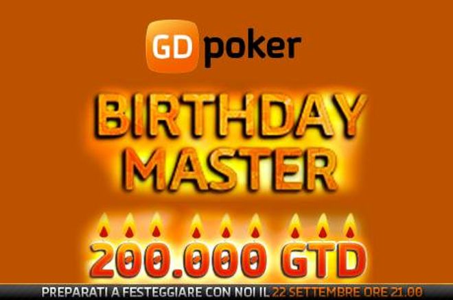 Gioca il Birthday Master da 200.000€ di GD Poker! 0001