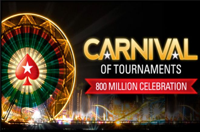 PokerStars Celebra 800 Milhões de Torneios - Carnaval de Torneios 0001