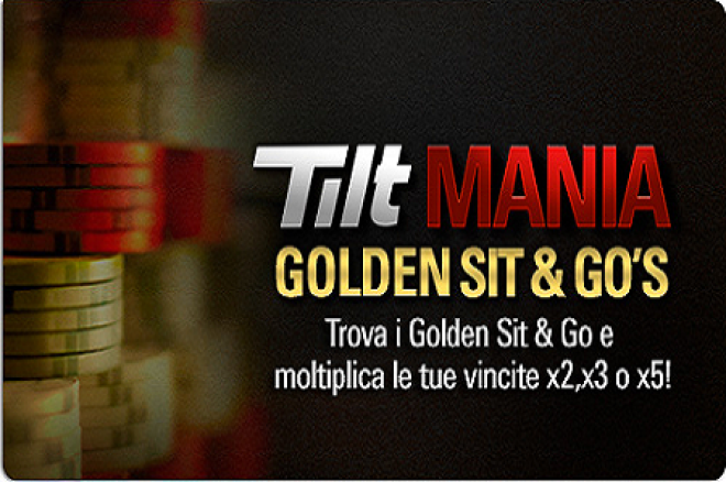 Tilt Mania su PokerStars.it: ecco la fantastica promozione Golden Sit & Go's! 0001