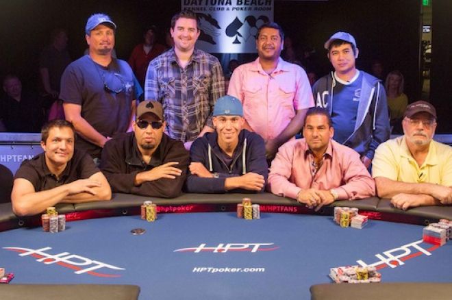 The HPT Daytona Beach Kennel Club & Poker Room Final Table.