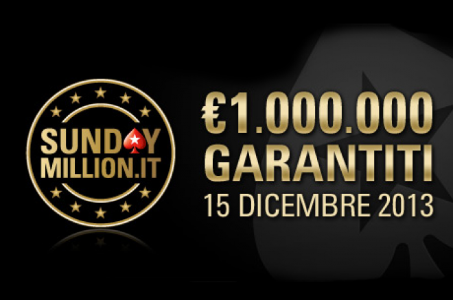 Su PokerStars.it torna il Sunday Million da 1 milione di euro garantiti! 0001