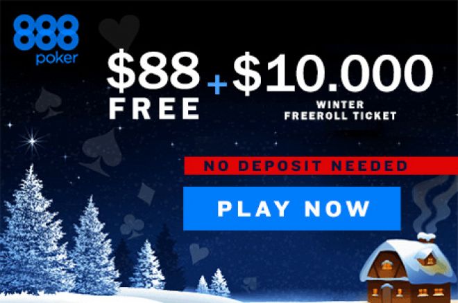 Compete in $10,000 Freerolls Every Day in December in the Gr888 Winter Giveaway 0001