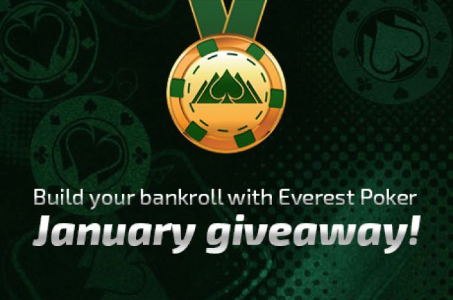 Jumpstart your Bankroll with Everest Poker's January Rewards Giveaway 0001