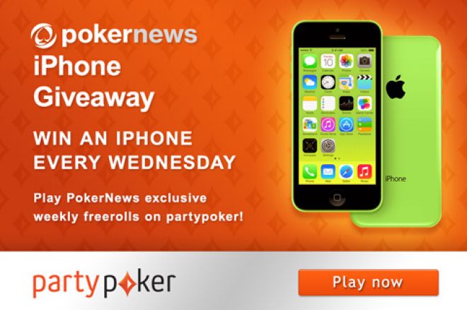 Win a New iPhone 5S Every Wednesday on partypoker! 0001